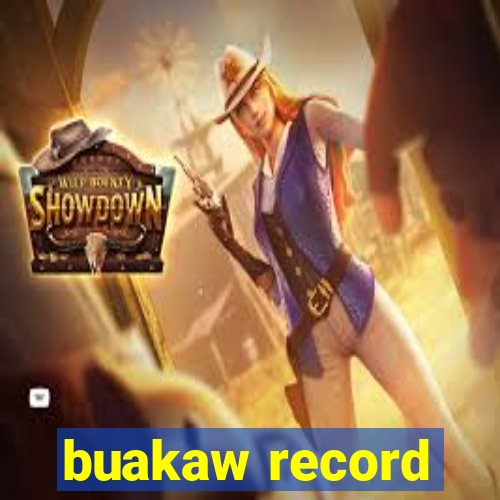 buakaw record